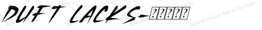 Duft Lacks字体转换